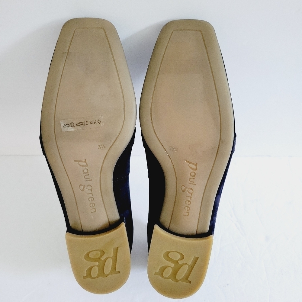 NEW Paul Green Blue Suede Leather Super Soft Loafers Size 6 - Picture 7 of 8